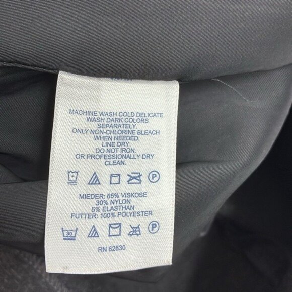 Lands' End Dress Womens Size 8 Gray Sleeveless Shift Knee Length Scoop Neck Work - Picture 7 of 7